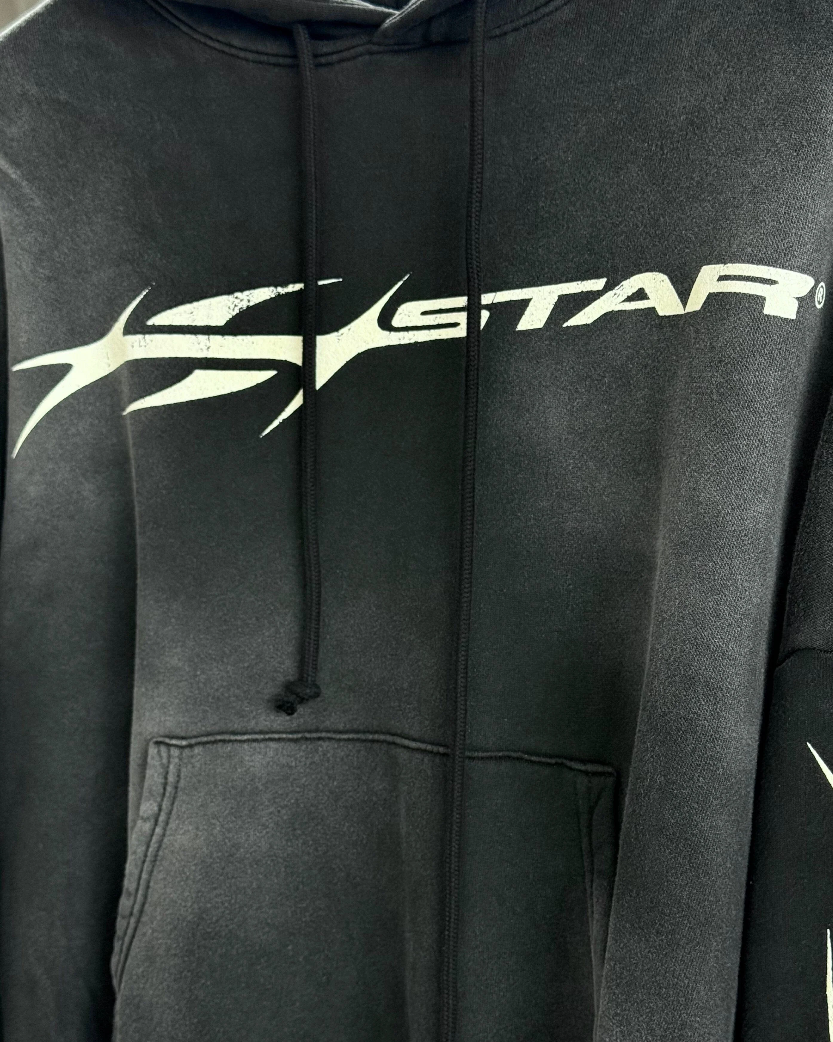 Hellstar | HStar Hoodie  "Vintage Black" - Image 3