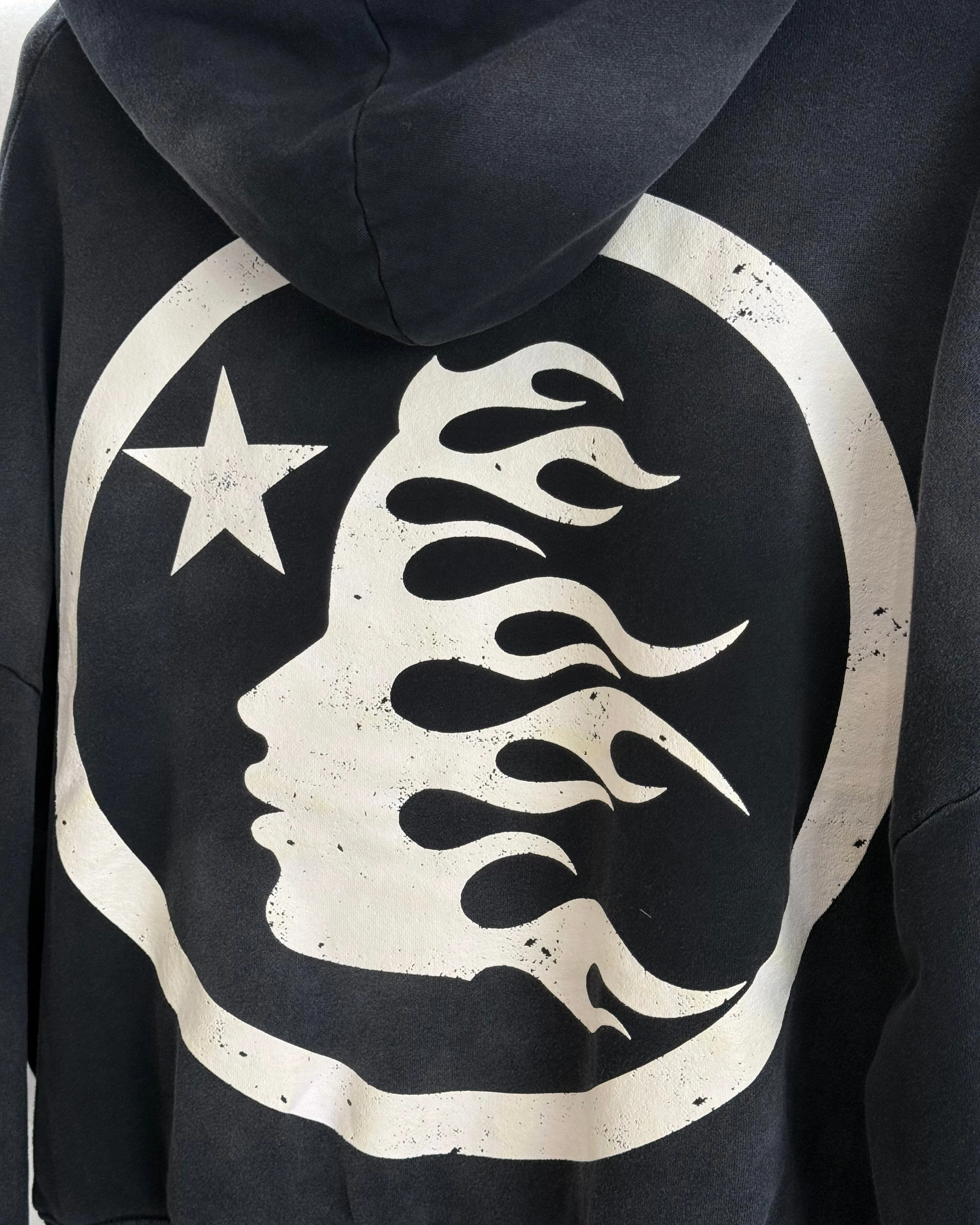 Hellstar | HStar Hoodie  "Vintage Black" - Image 4
