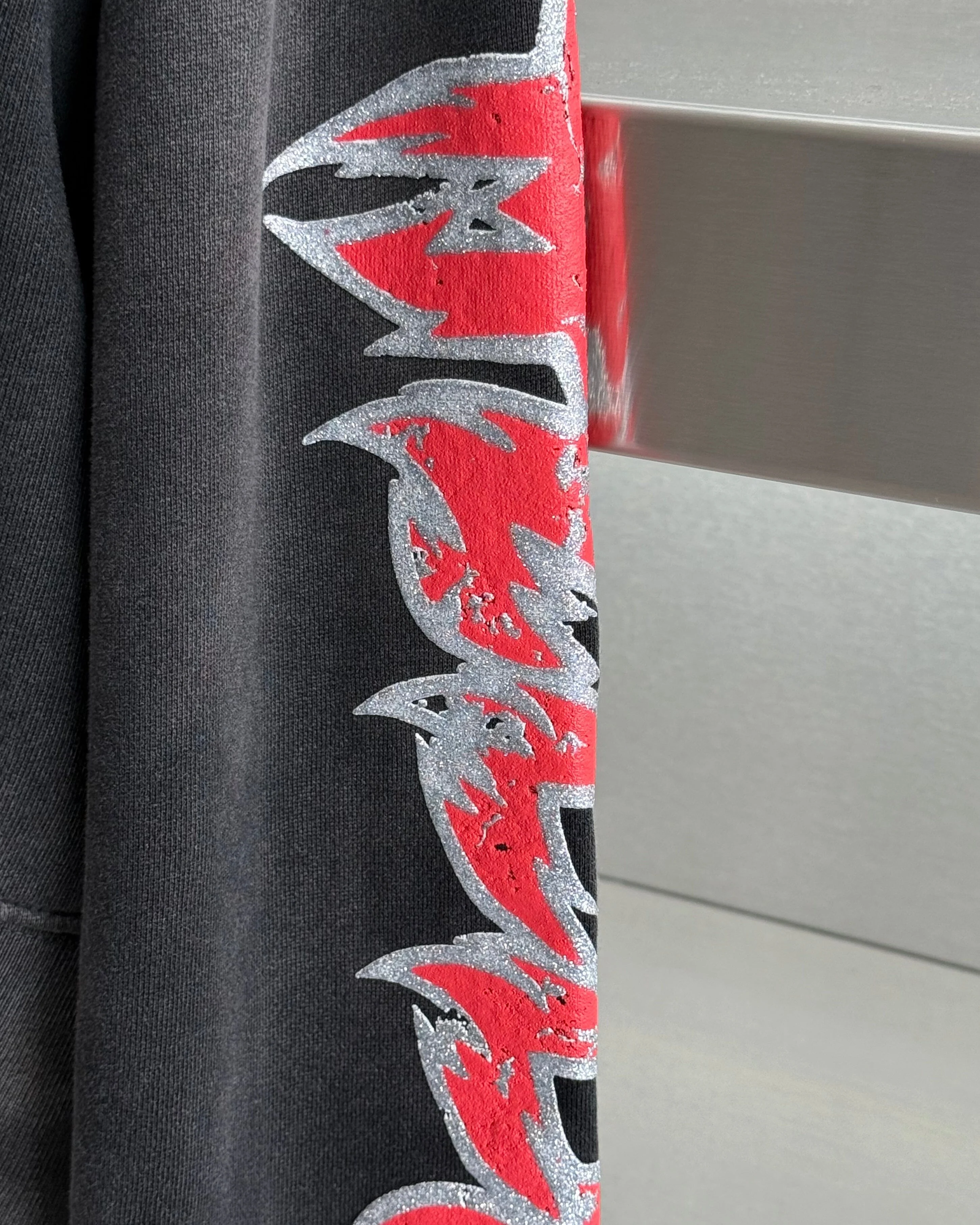 Hellstar | Lamb Hoodie "Vintage Black" - Image 5
