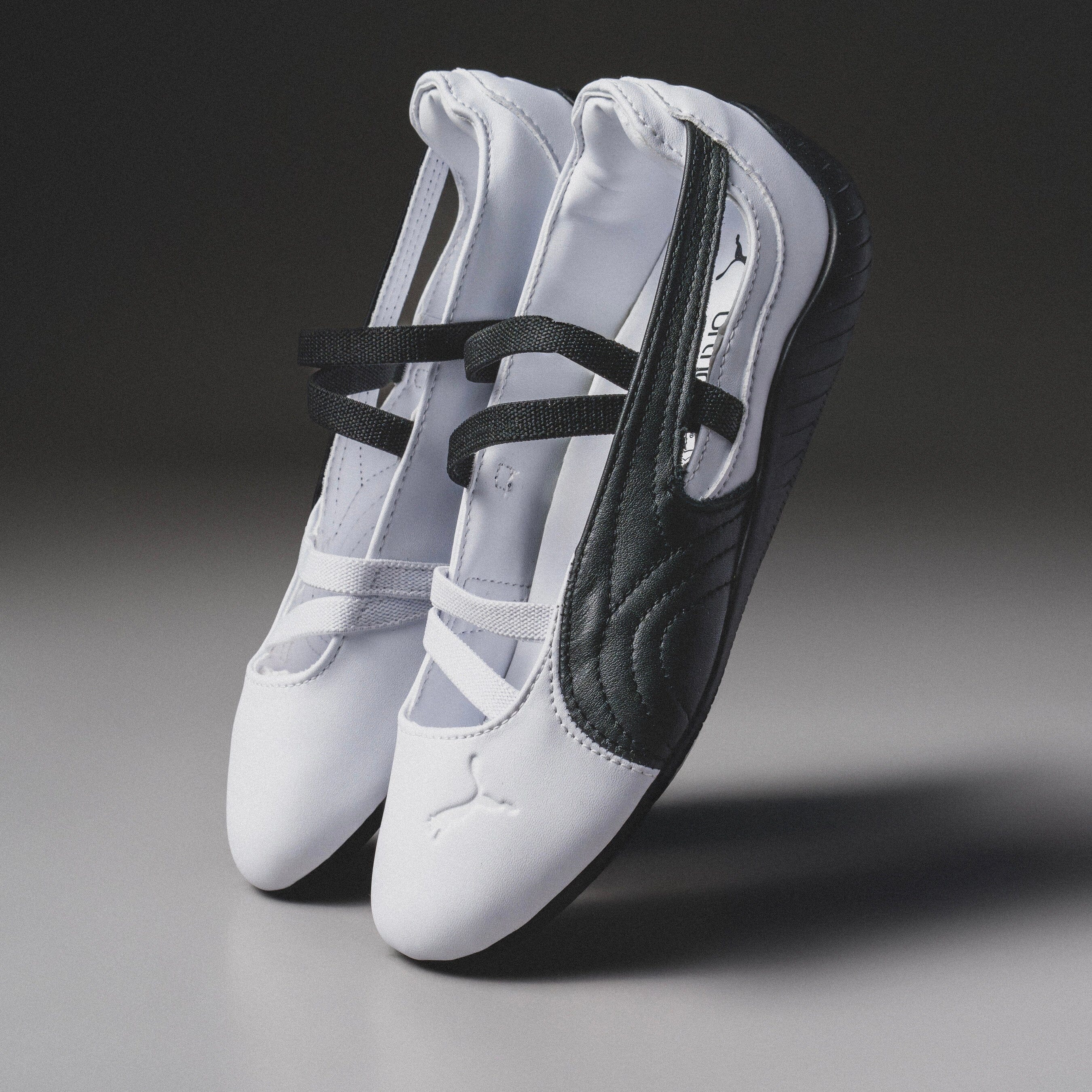 LADIES PUMA | SPEEDCAT BALLET "White/Puma Black" - Image 3