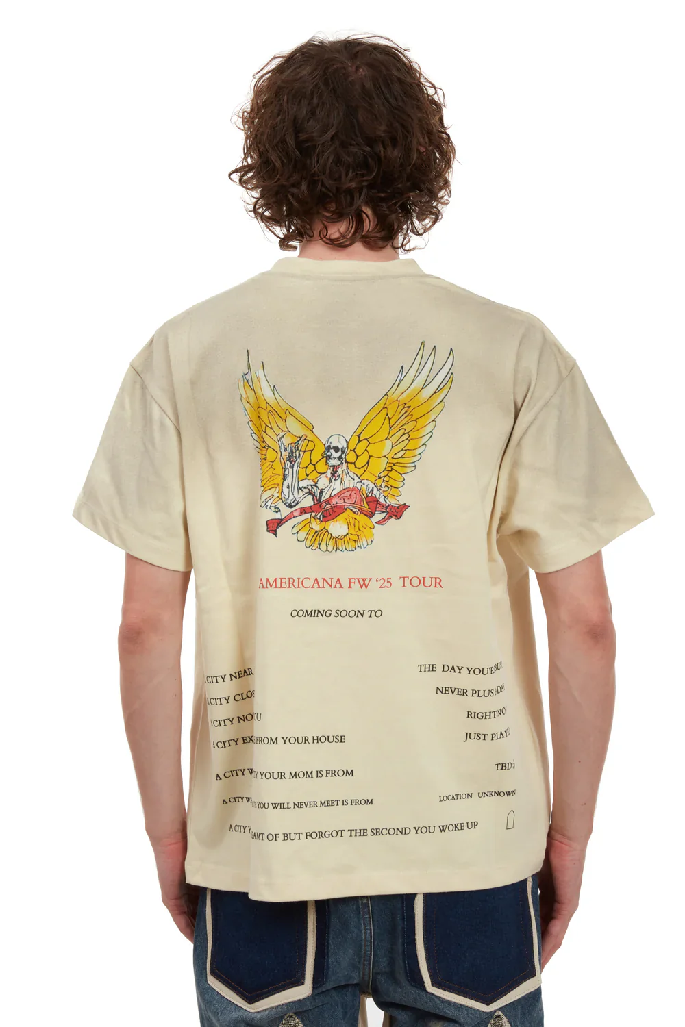 MENS Who Decides War | Ribbon Tour Jersey "Ivory" - Image 3