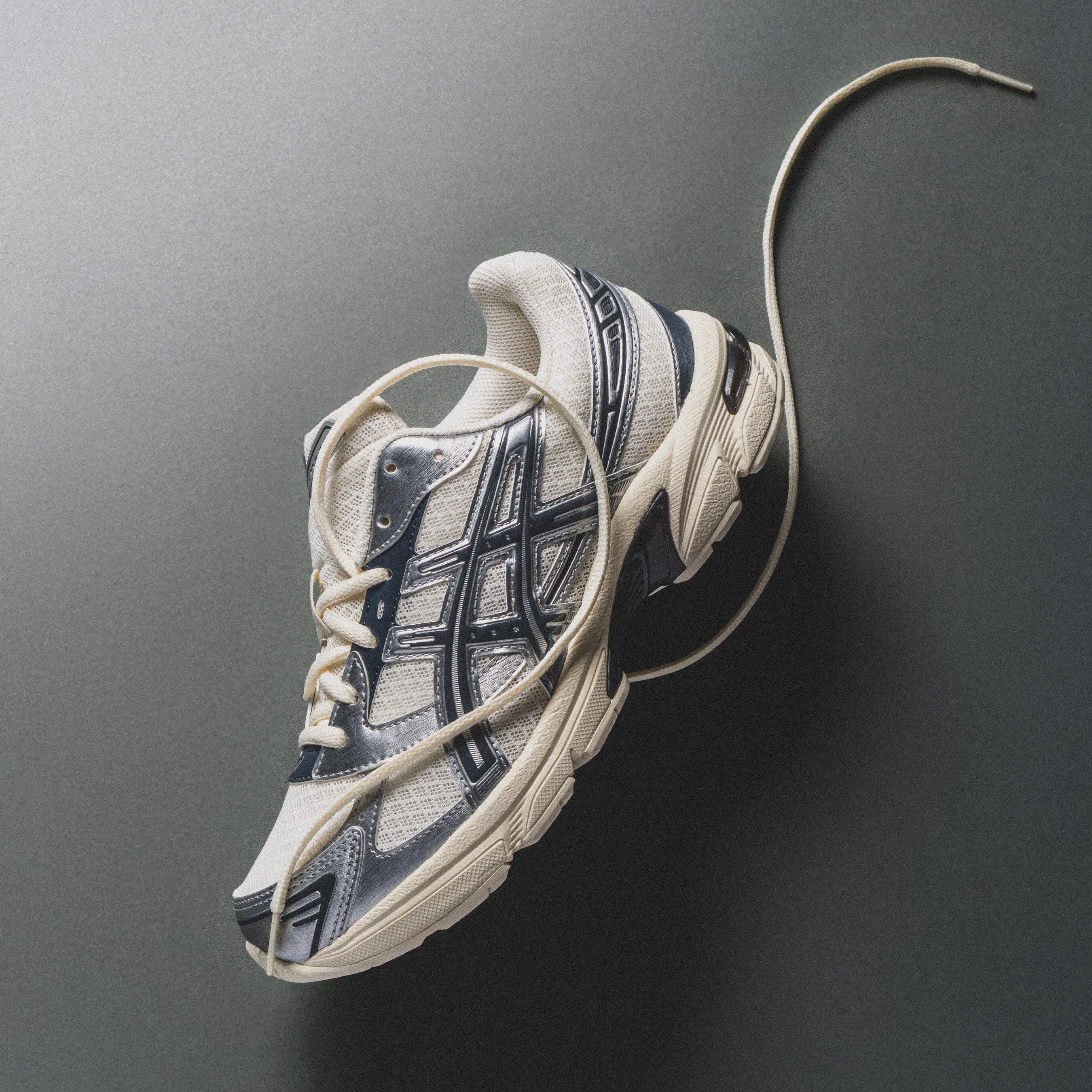 MENS ASICS | Gel-1130 (CREAM/ GREY) - Image 3