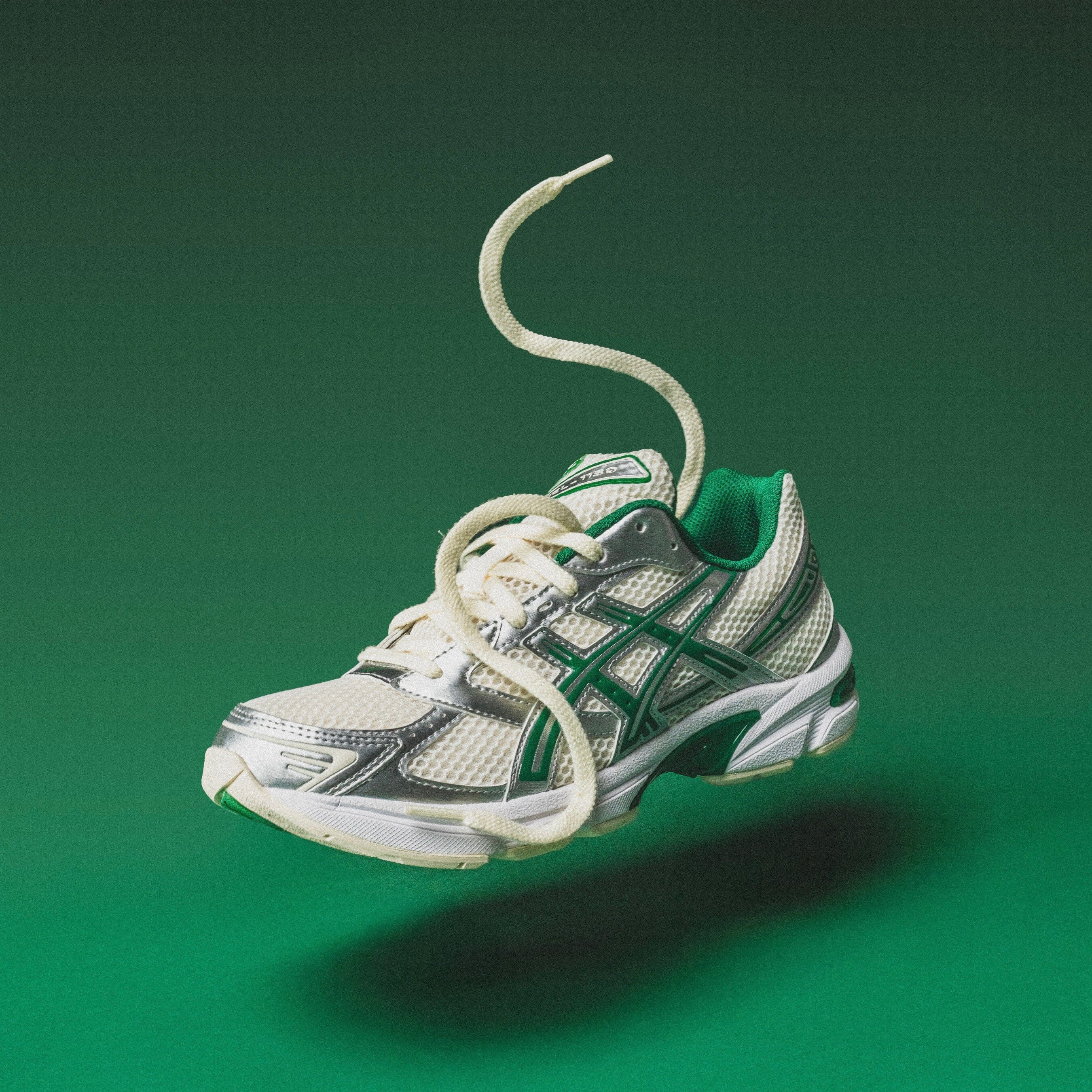 MENS ASICS | Gel-1130 (Cream/Kale) - Image 3
