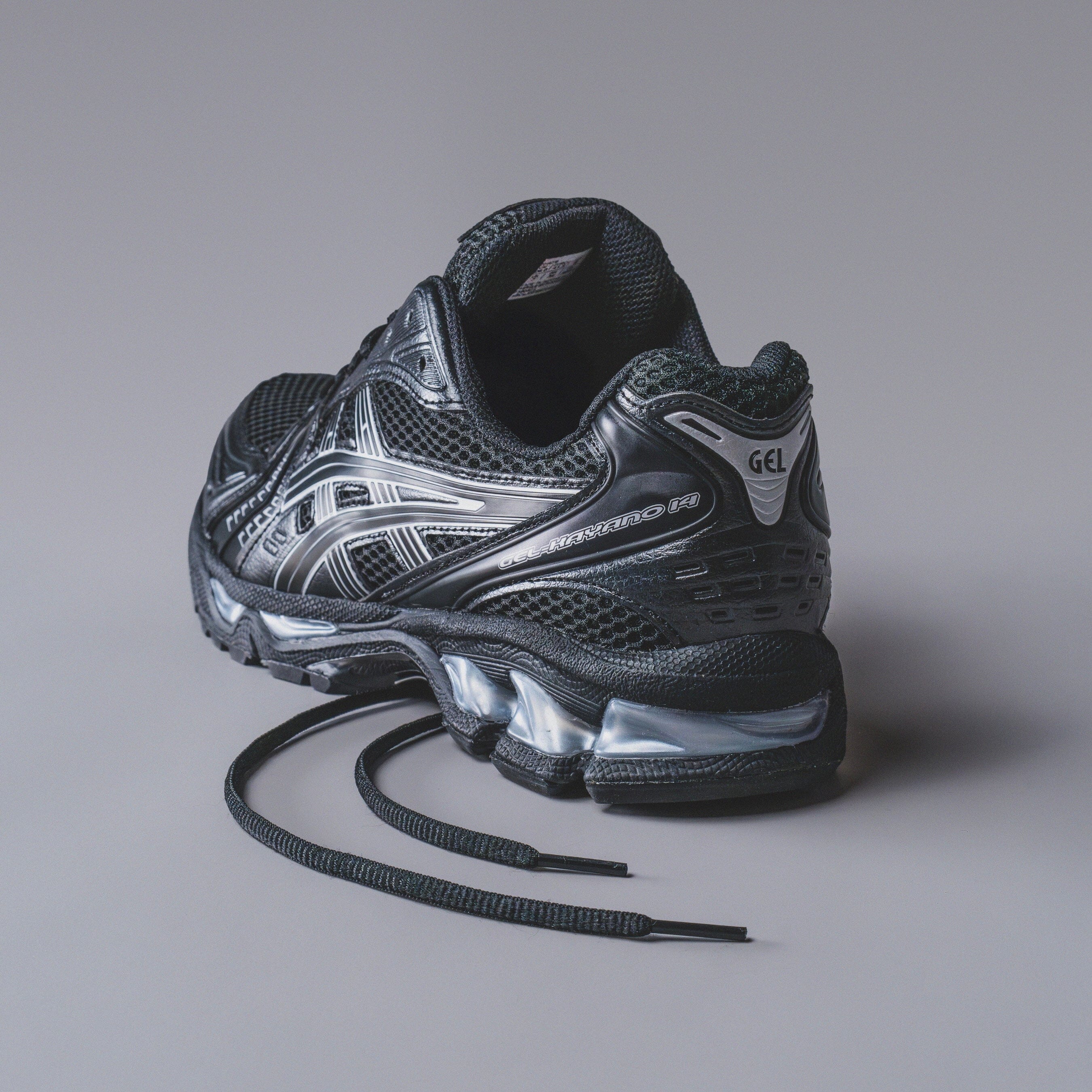 MEN'S ASICS | Gel-Kayano 14 (Black/Pure Silver) - Image 2
