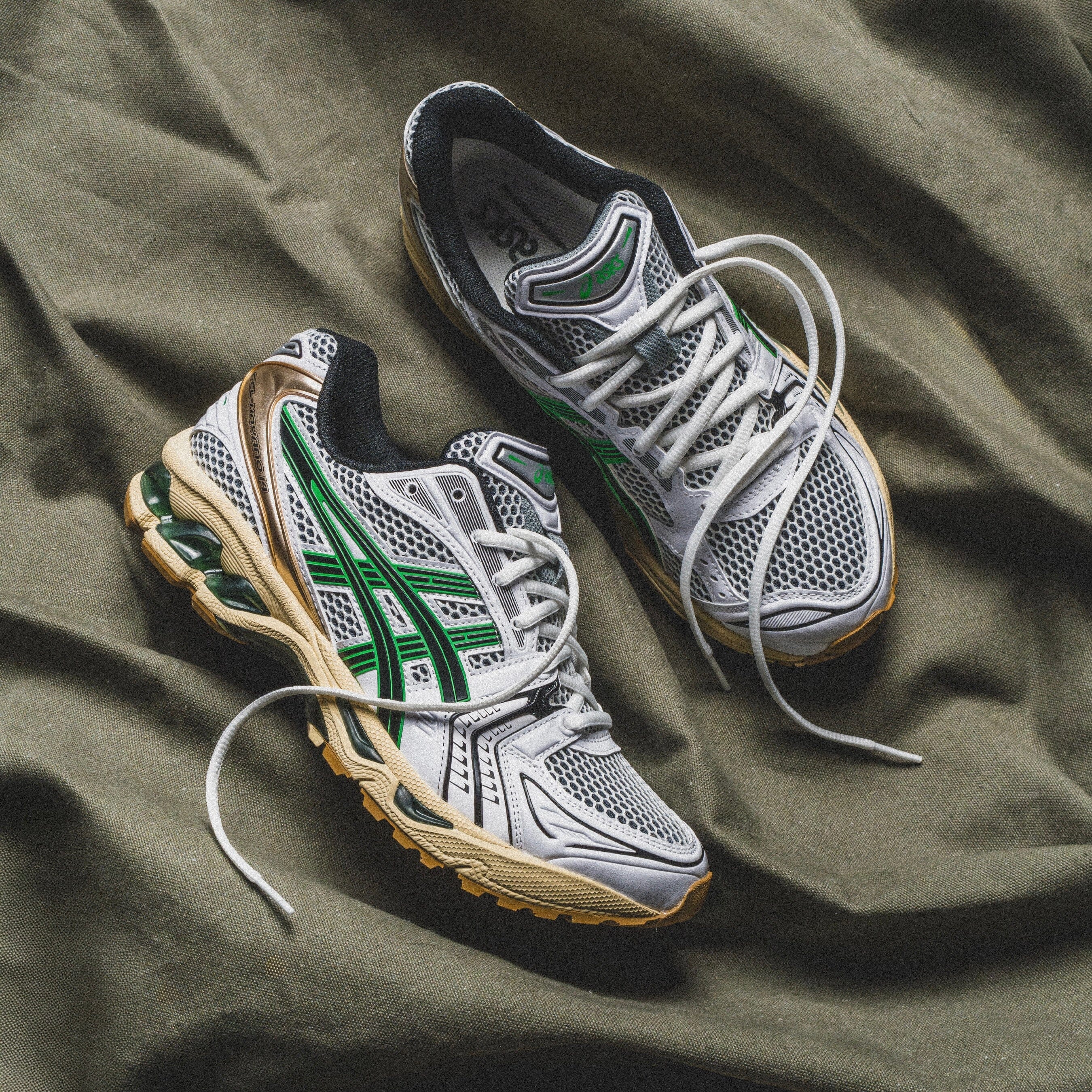 MEN'S ASICS | Gel- Kayano 14 (WHITE/HINOKI BEIGE) - Image 3