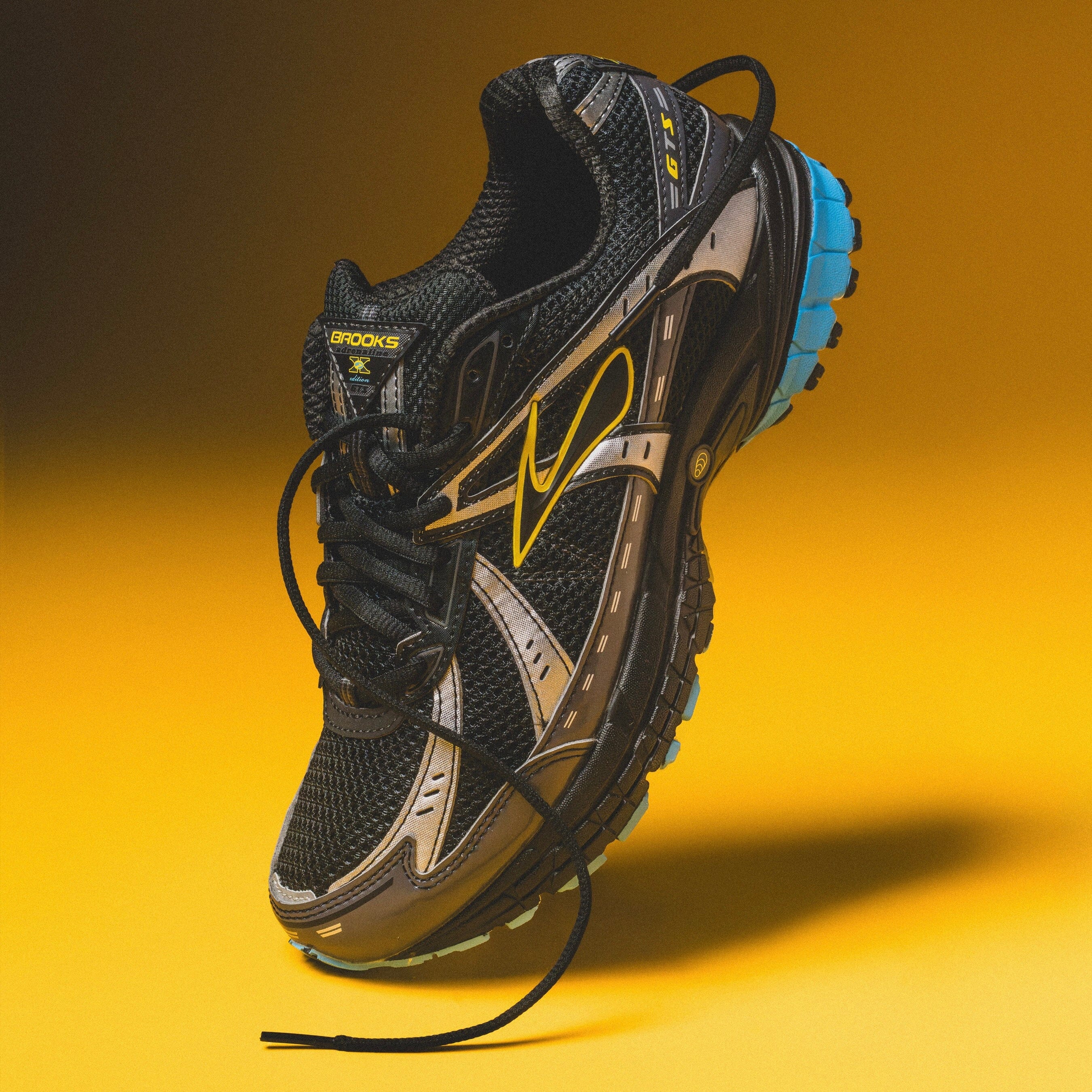 MENS Brooks | Adrenaline GTS 10"Black/Ebony/Aquarius" - Image 3