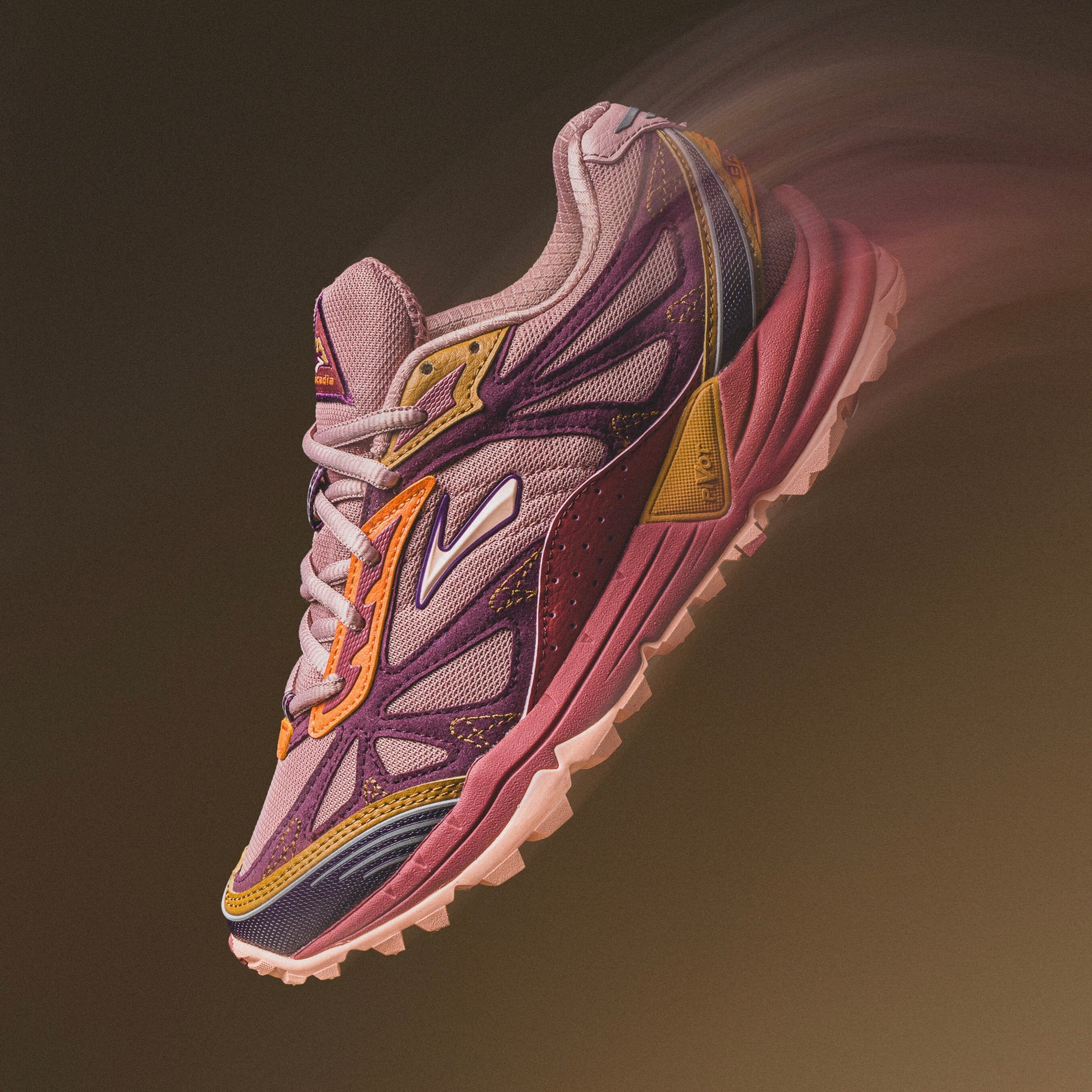 MENS Brooks | Cascadia 1 “ROSEWOOD/BEET" - Image 3