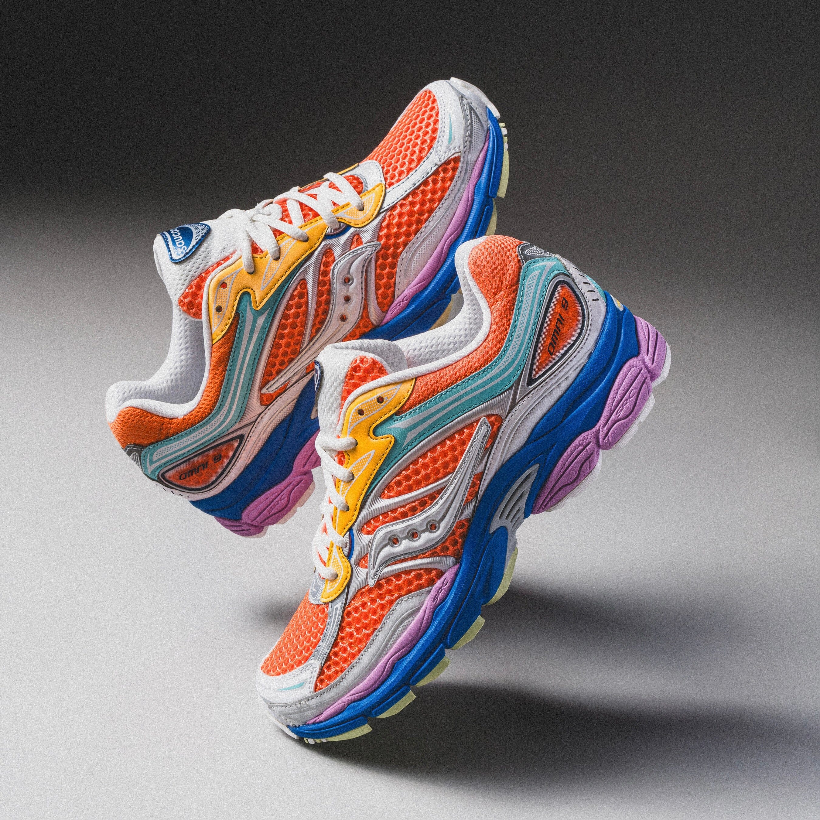 MENS Saucony | Progrid Omni 9 (ORANGE MULTI) - Image 3