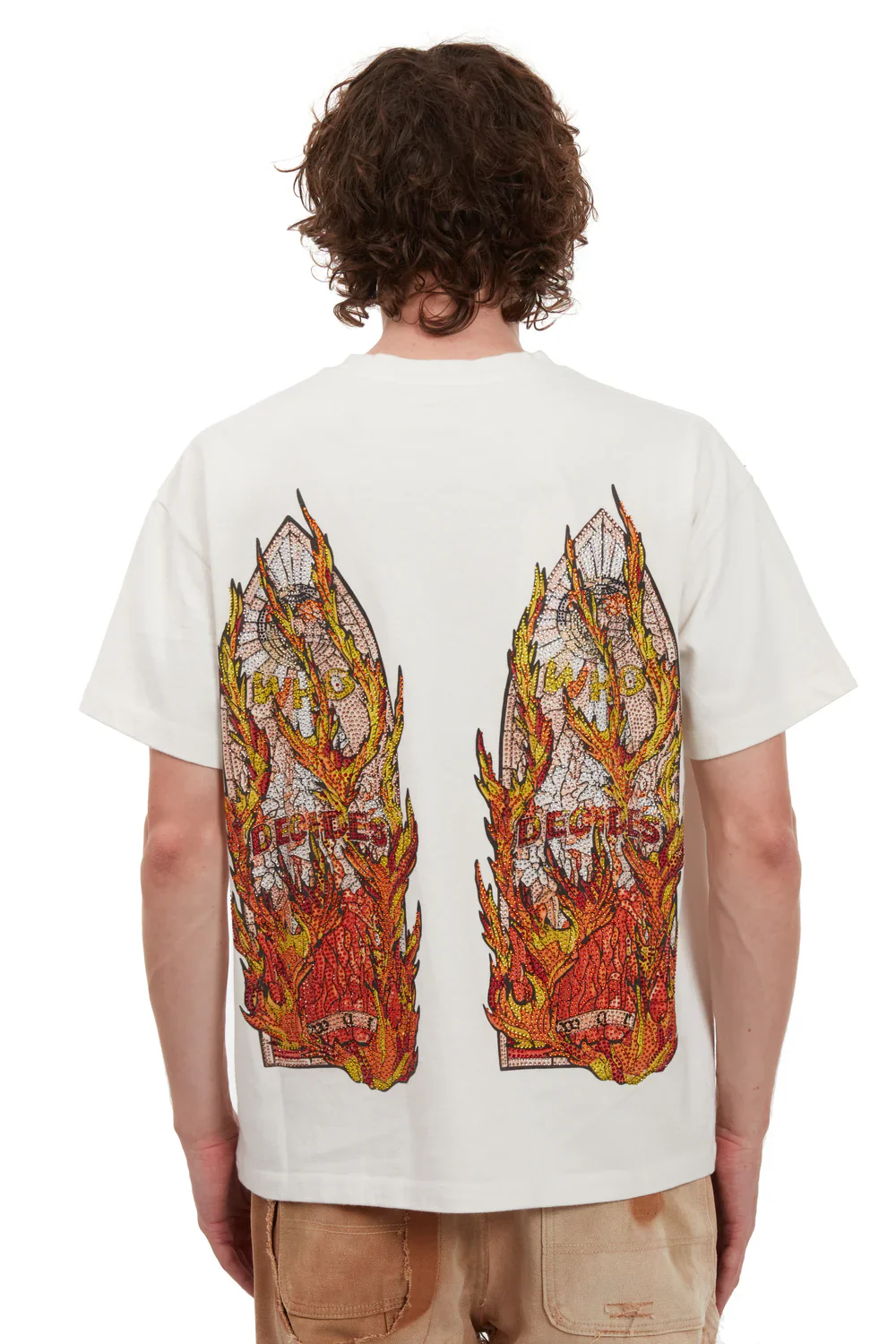 MENS Who Decides War | Rhinestone Flame Glass Jersey "Cloud" - Image 3