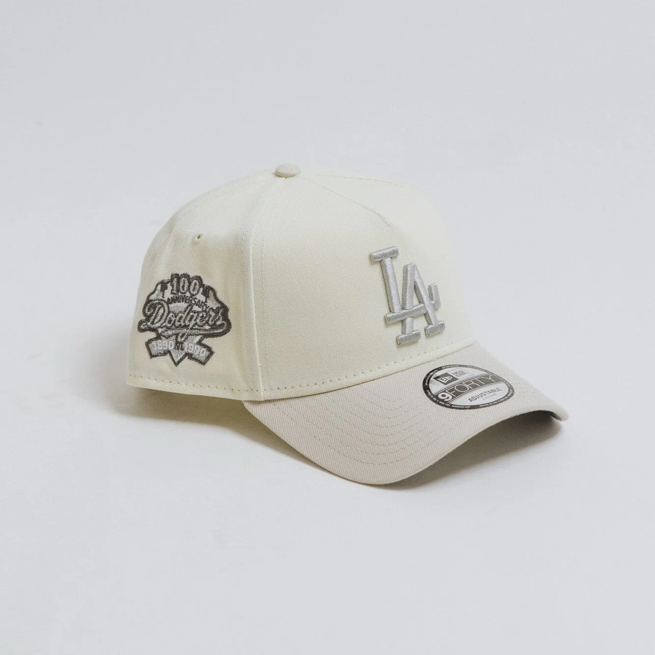 New Era | Los Angeles Dodgers 100 Year Anniversary 9Forty A-Frame Snapback "Cream"