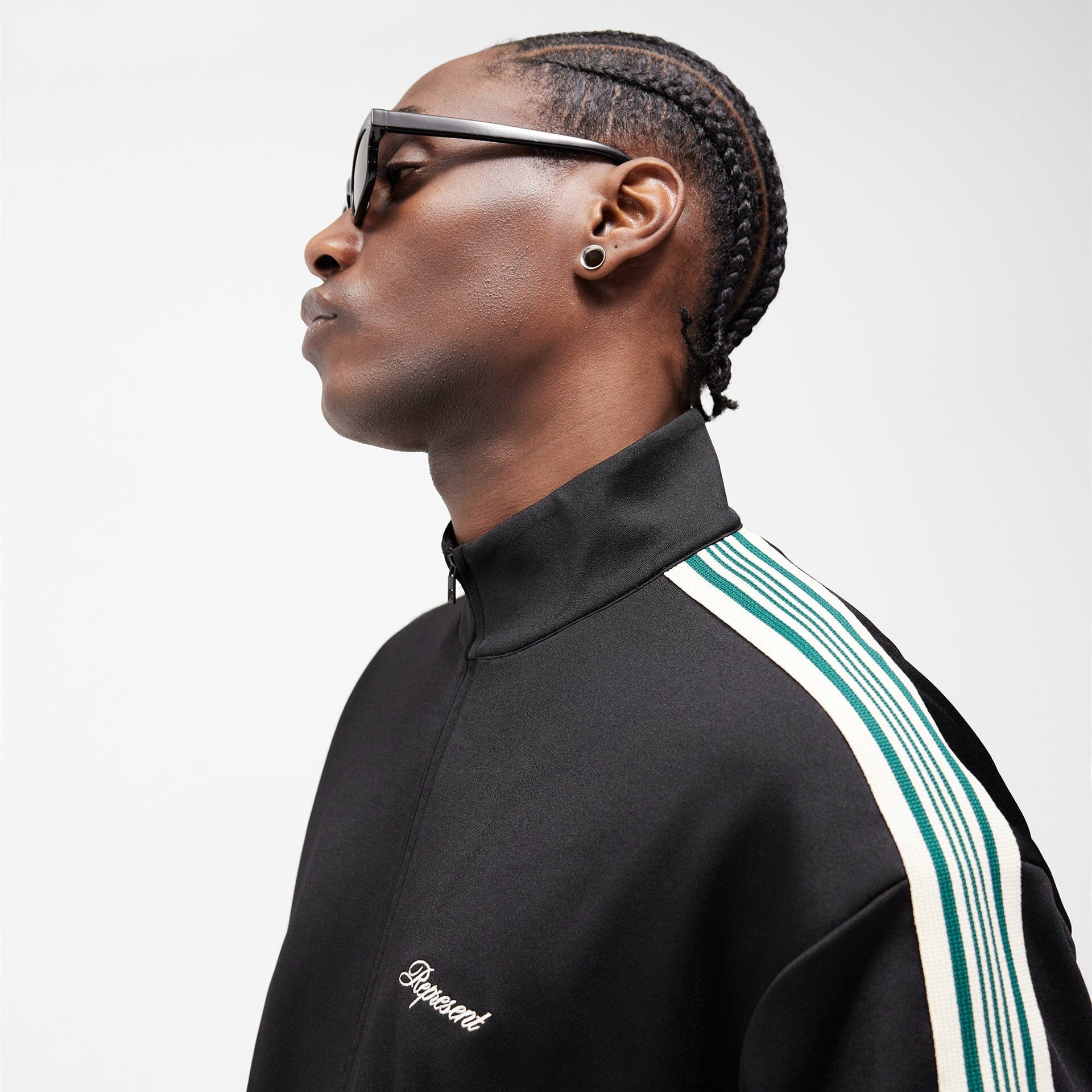 Represent |Taped Track Jacket "Black" - Image 3